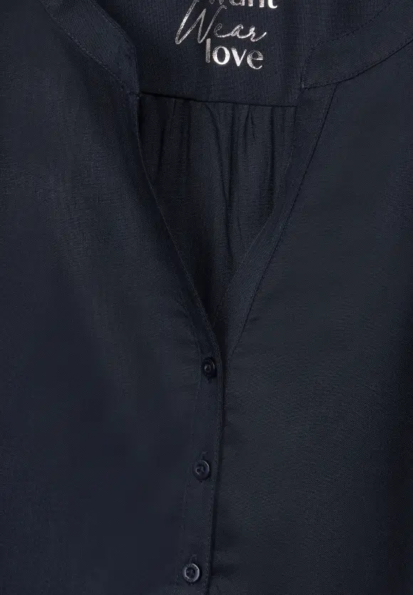 Street One Bluse in Unifarbe