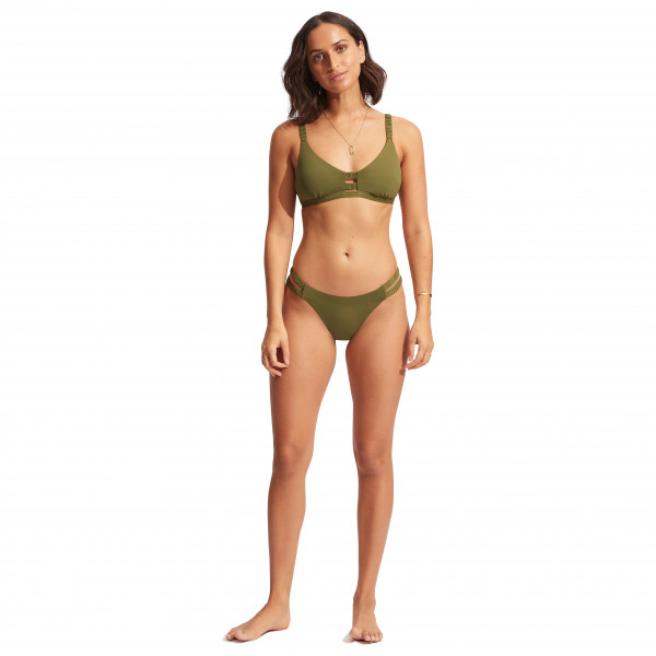 Seafolly - Women's Collective Gathered Tab Bralette - Bikini-Top