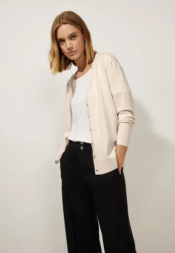 Street One Cardigan mit V-Ausschnitt