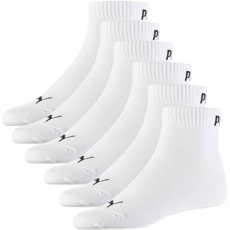 PUMA Quarter Plain 6er Pack Socken