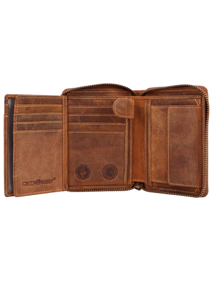 Greenburry Vintage Sternzeichen Geldbörse Leder 10 cm in wassermann günstig kaufen onesize