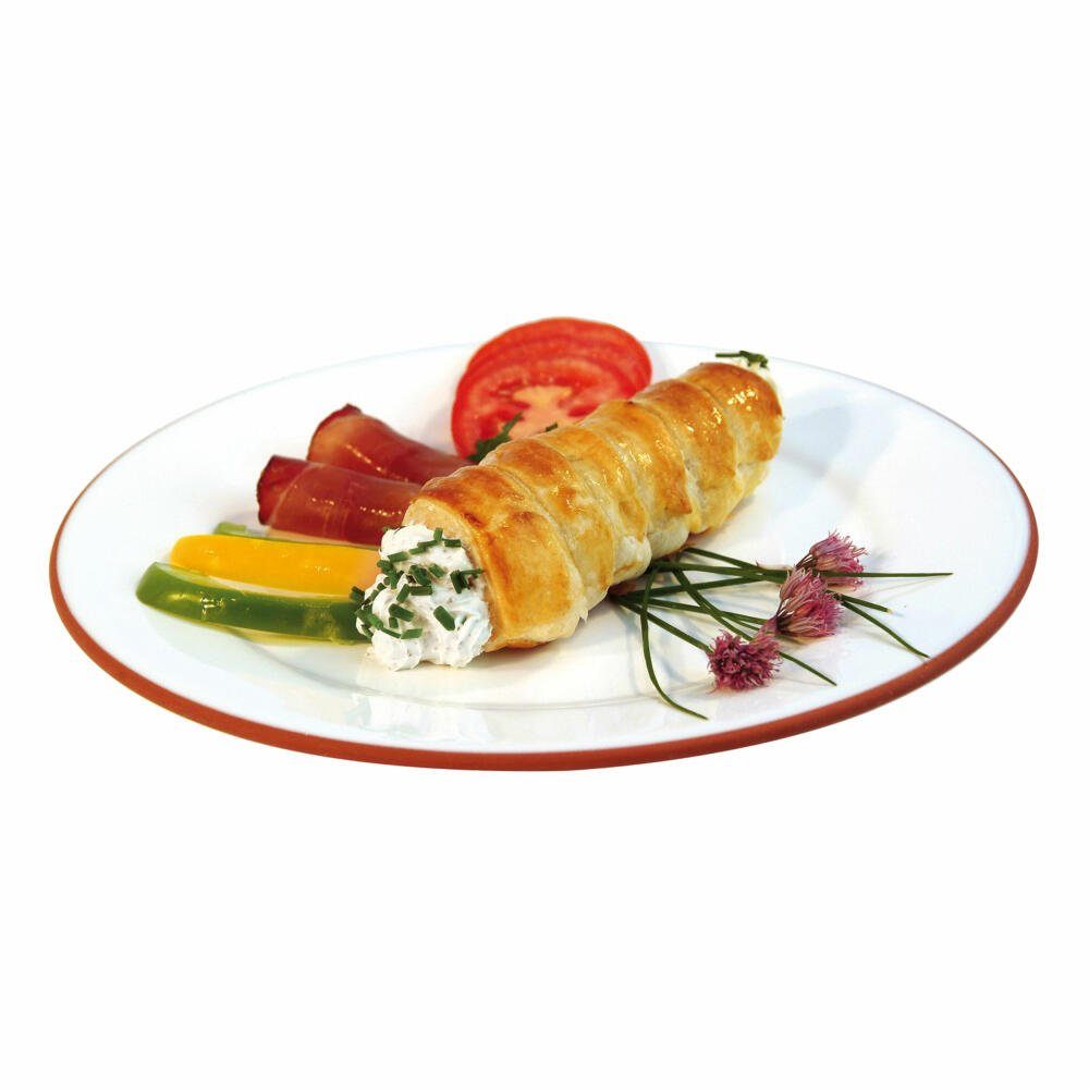 Zenker Backform Patisserie Schaumrollen-Formen Groß, 4er Set