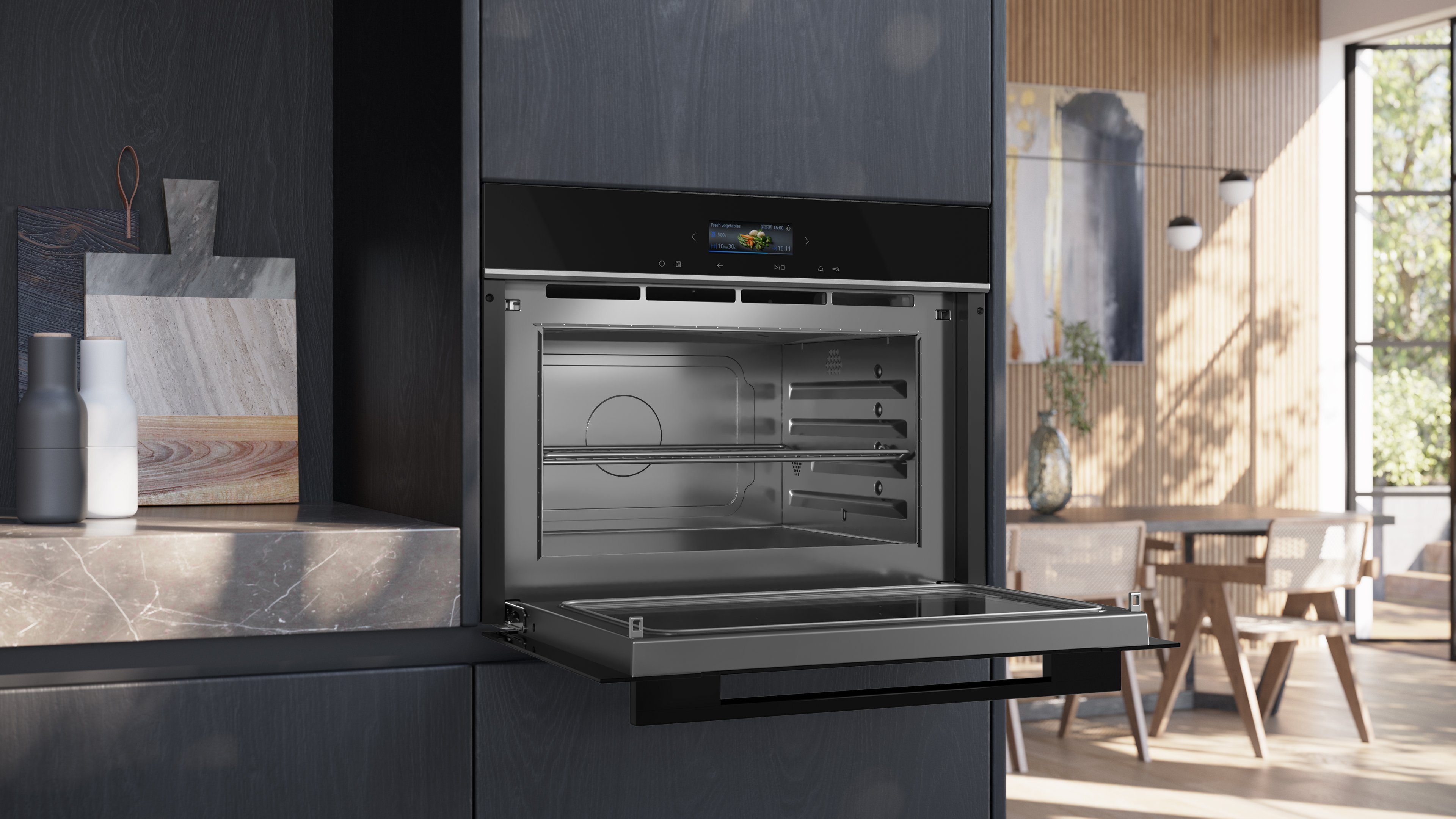 SIEMENS Einbau-Mikrowelle CE732GXB1, Grill, Mikrowelle, 36 l