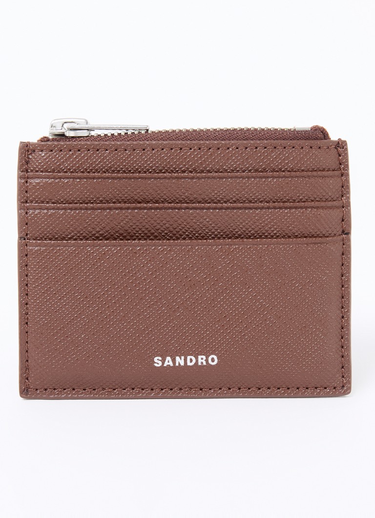 Porte-cartes en cuir Sandro