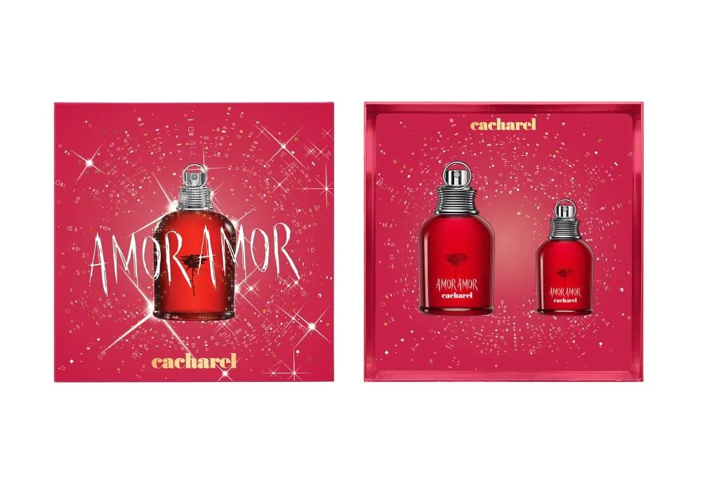 Cacharel kosmetiksæt til kvinder Amor Amor EDT/S 100ml + EDT/S 30ml