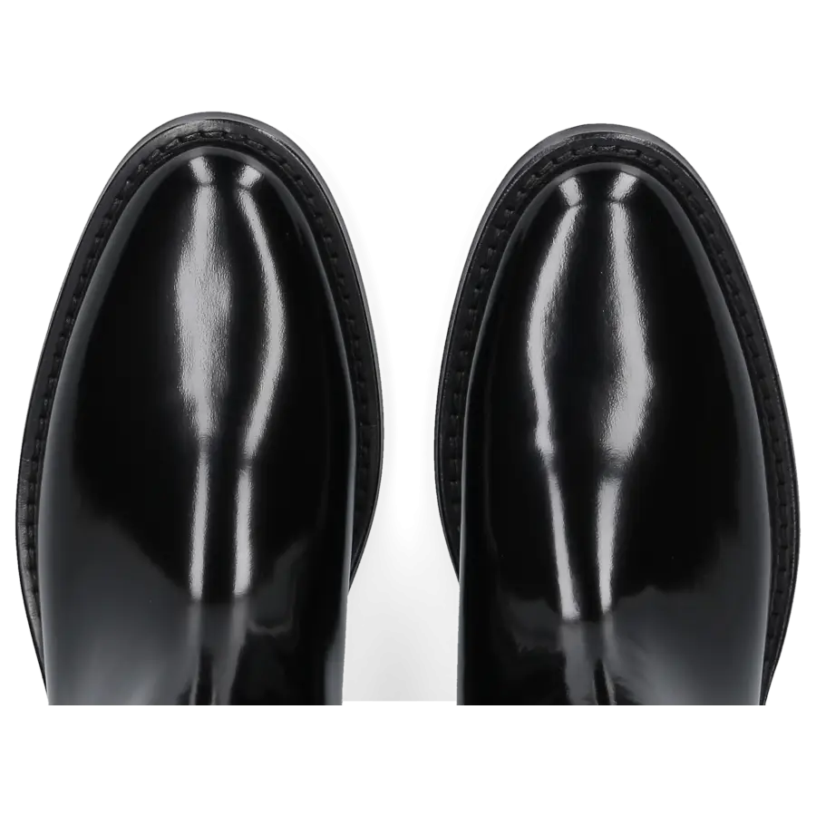 Saint Laurent - Stiefel Schwarz HUNT Kalbsleder - schwarz