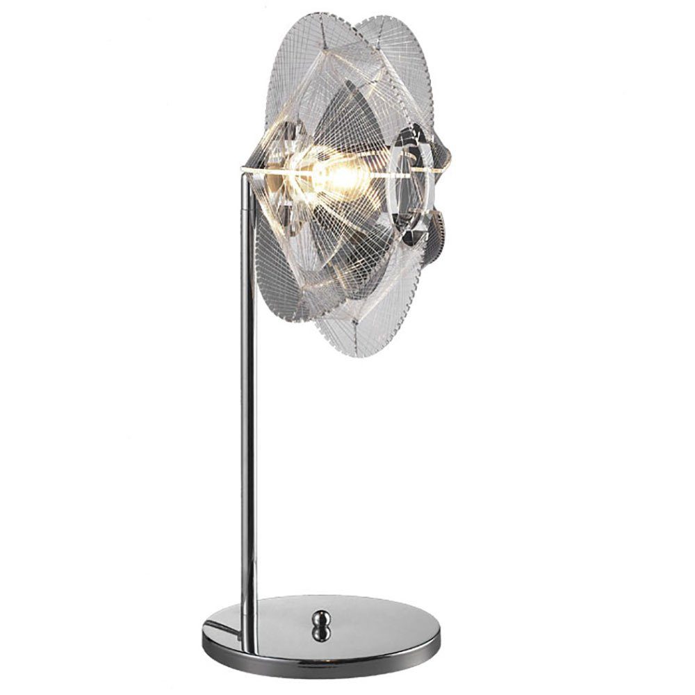 etc-shop LED Tischleuchte, Leuchtmittel inklusive, Warmweiß, LED Designer Tischlampe Tischleuchte Modern Spiegeleffekt Lampe 3 Watt