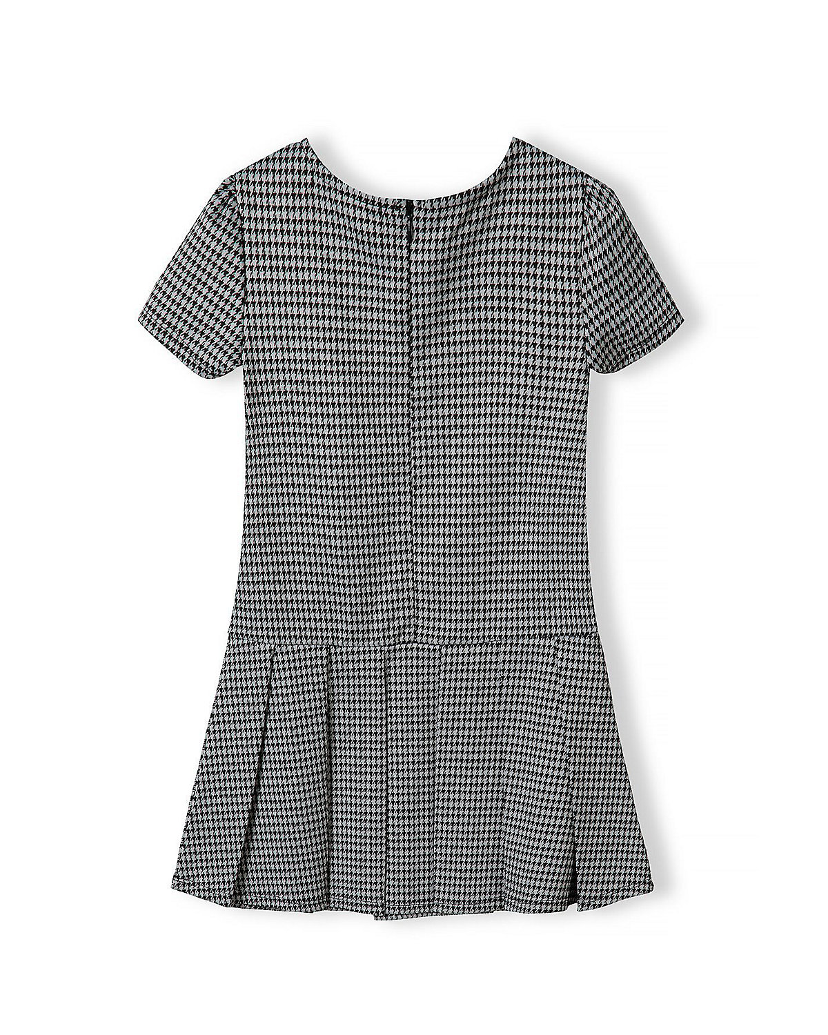 Kleid mit Hahnentrittmuster für Mädchen (3-14y)