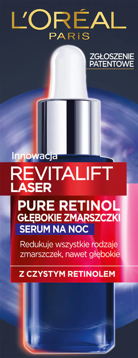 „L'Oréal Paris De Revitalift Laser Pure Retinol“ naktinis veido serumas