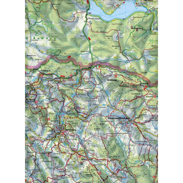 Mühlviertel - Freistadt - Bad Leonfelden - Bad Zell - Linz 1 : 50.000 - Wanderkarte