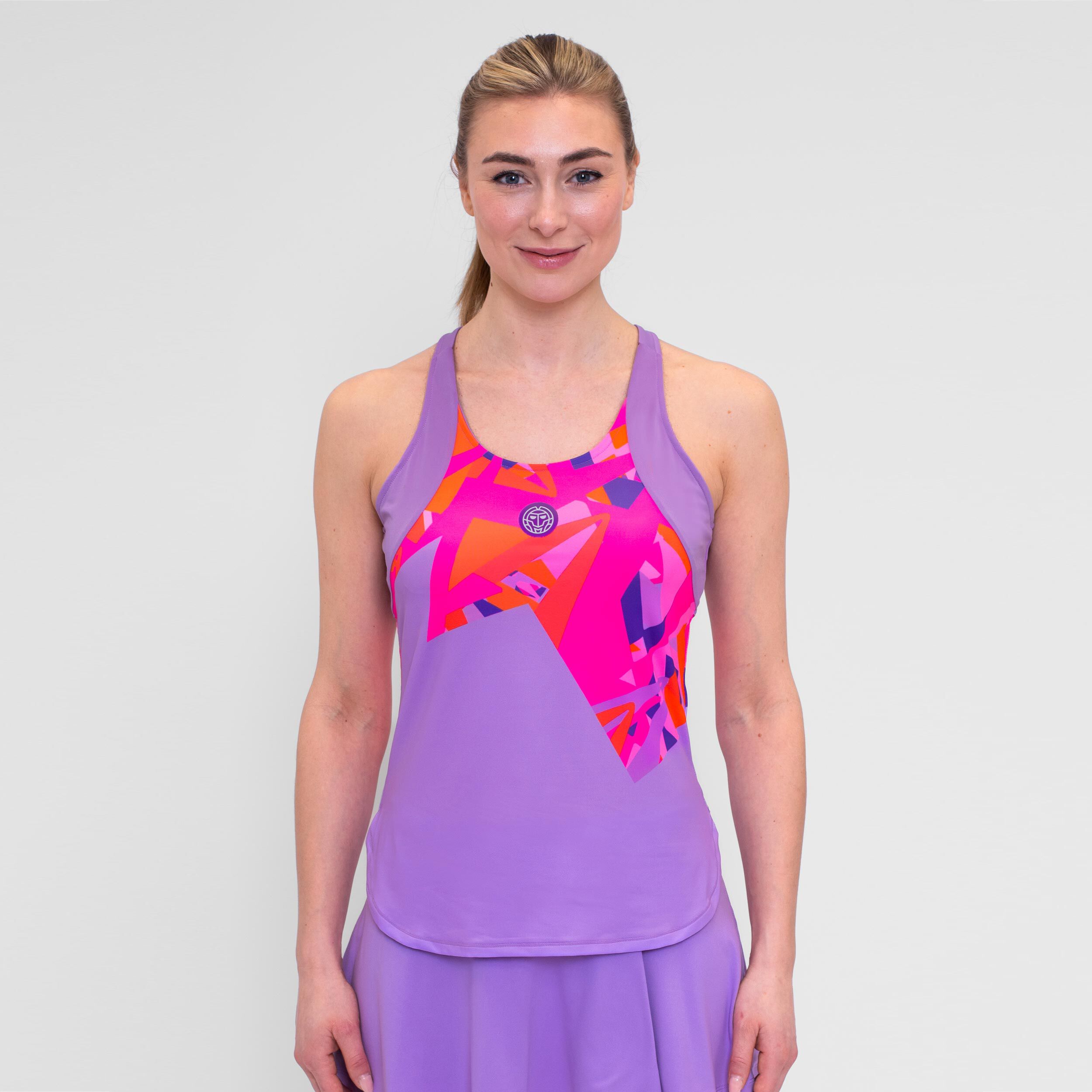 Spike Tank-Top Damen - Lila, Pink