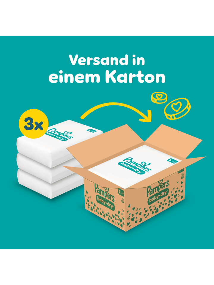 Pampers Pampers Baby-Dry Größe 5, 174 Windeln, 11kg-16kg günstig kaufen 5