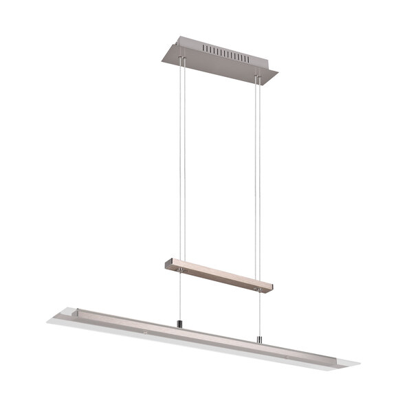 LED-Pendelleuchte Milos, nickel-matt
