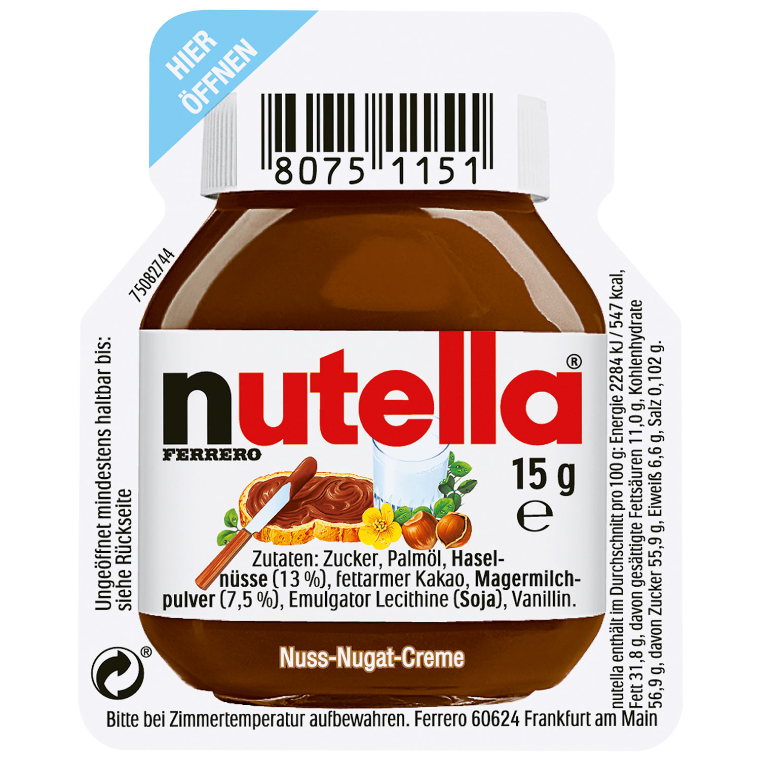 nutella 40x15g