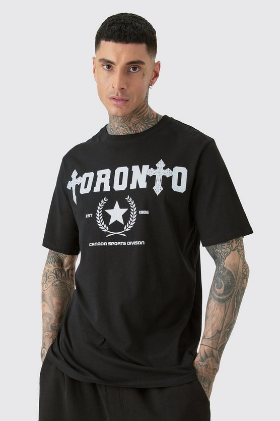 Tall T-Shirt mit Platform-Print