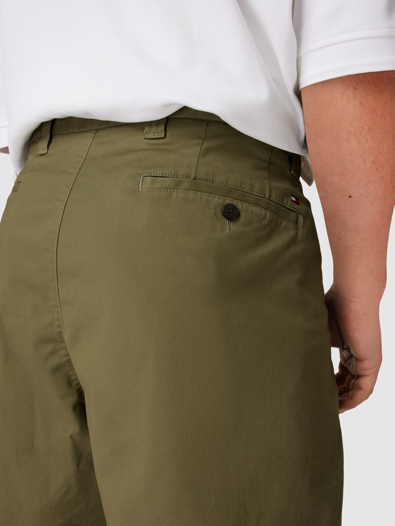 PLUS SIZE Chino-Shorts mit Stretch-Anteil Modell 'MADISON' in khaki