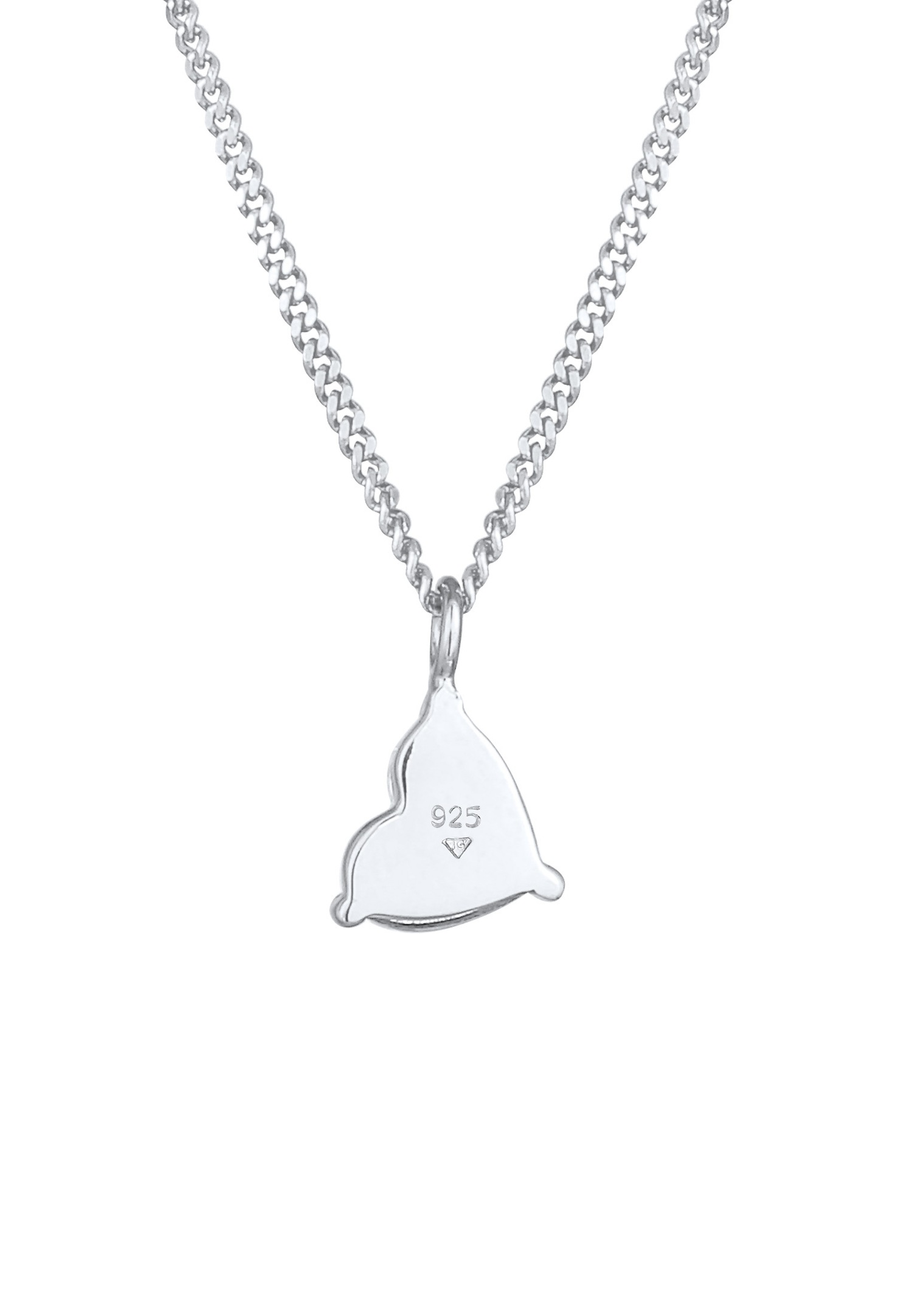 Ženski obesek Elli Romantic Love Heart s kristali iz srebra 925