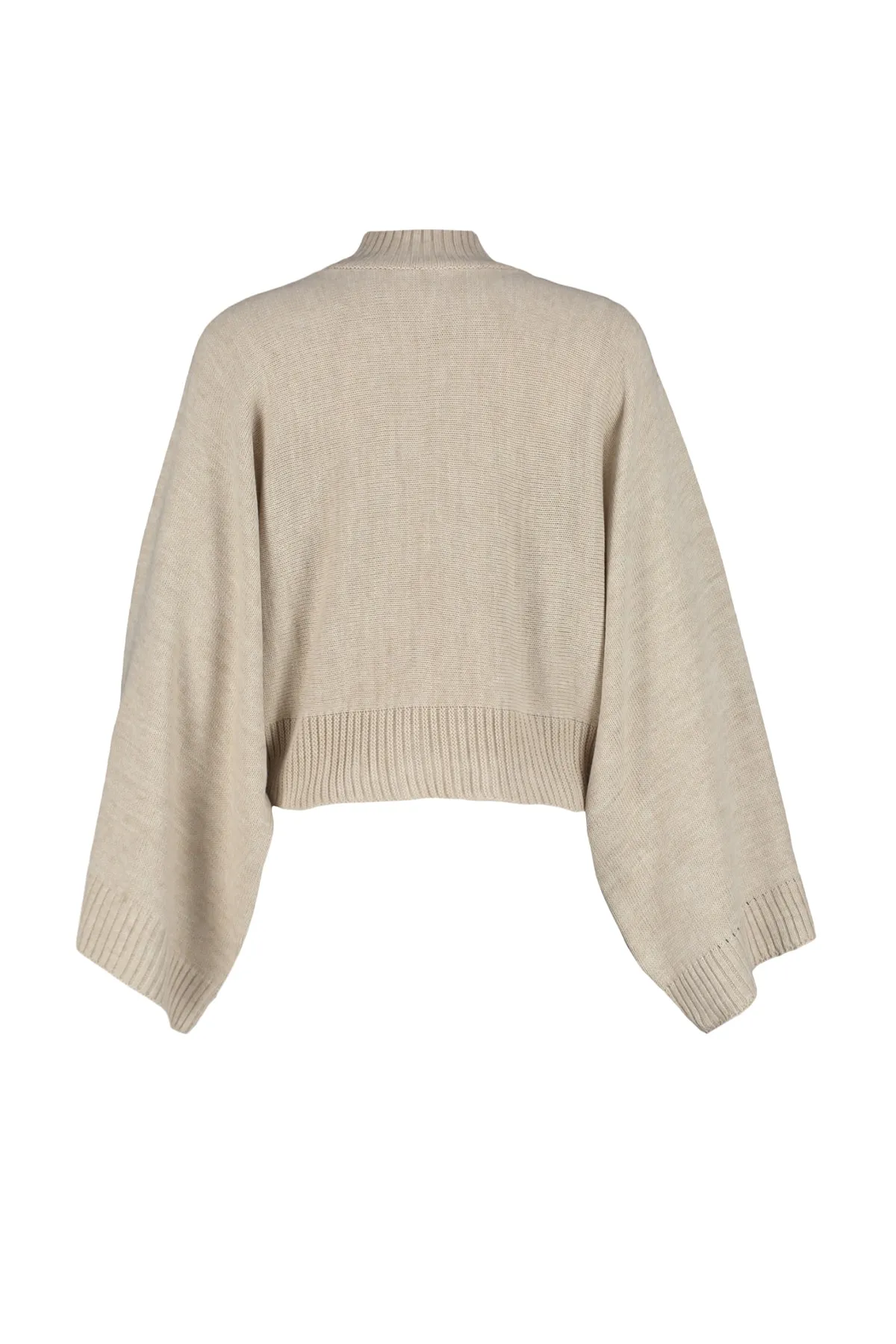 Trendyol Collection  Steinfarbener Strickpullover mit Fledermausärmeln TWOAW23KZ01838