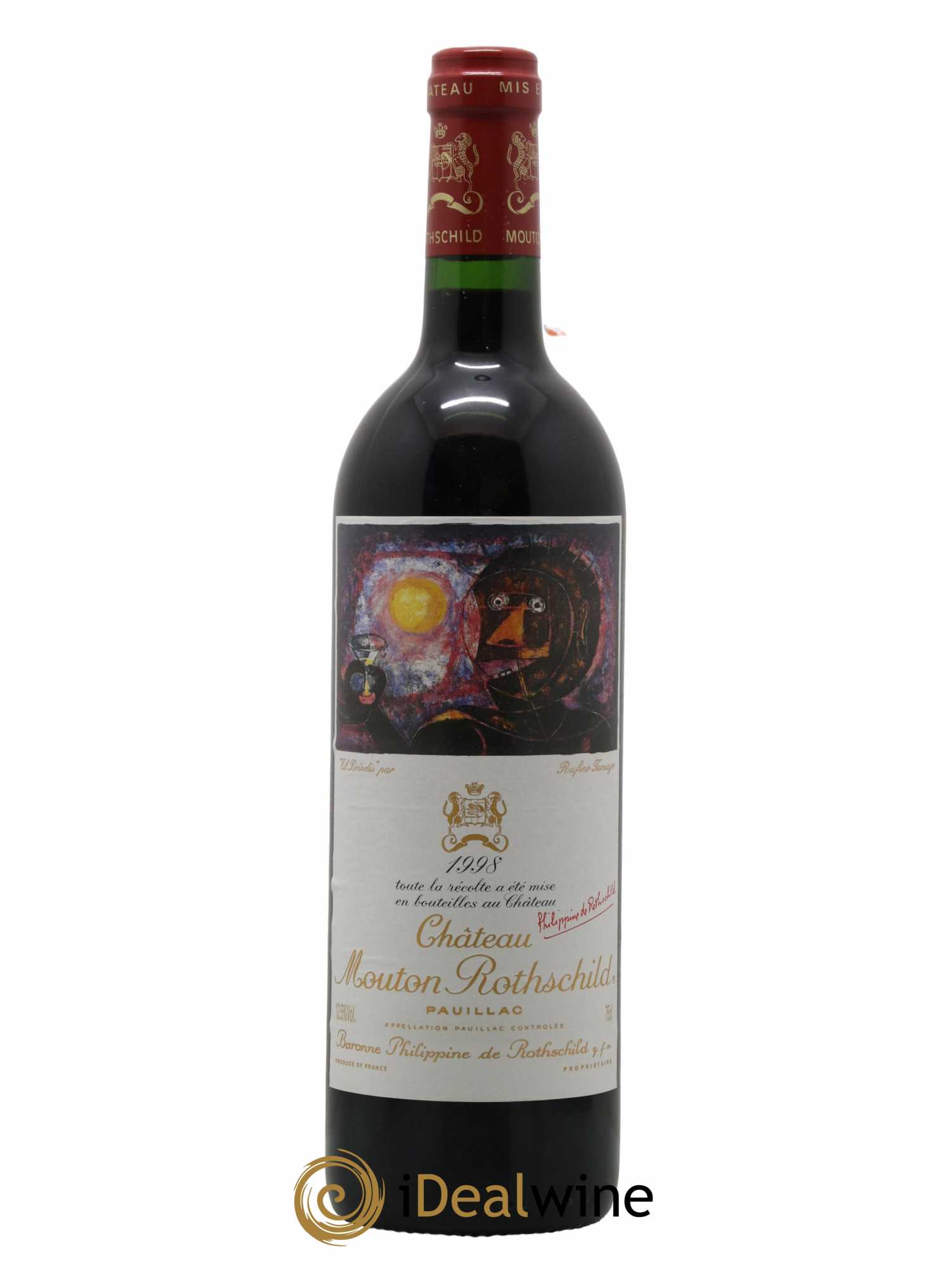 Château Mouton Rothschild 1er Grand Cru Classé  1998 - Lot de 1 Bouteille
