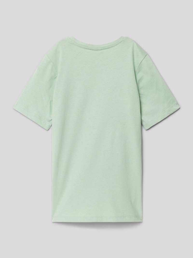 T-Shirt mit Statement-Print in lindgrün