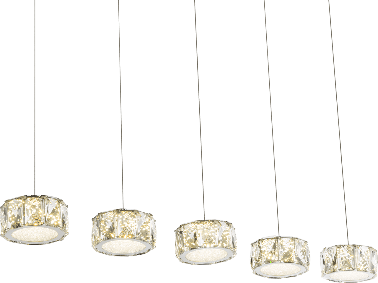 Globo Lighting - AMUR - Hängeleuchte Metall verchromt, LED