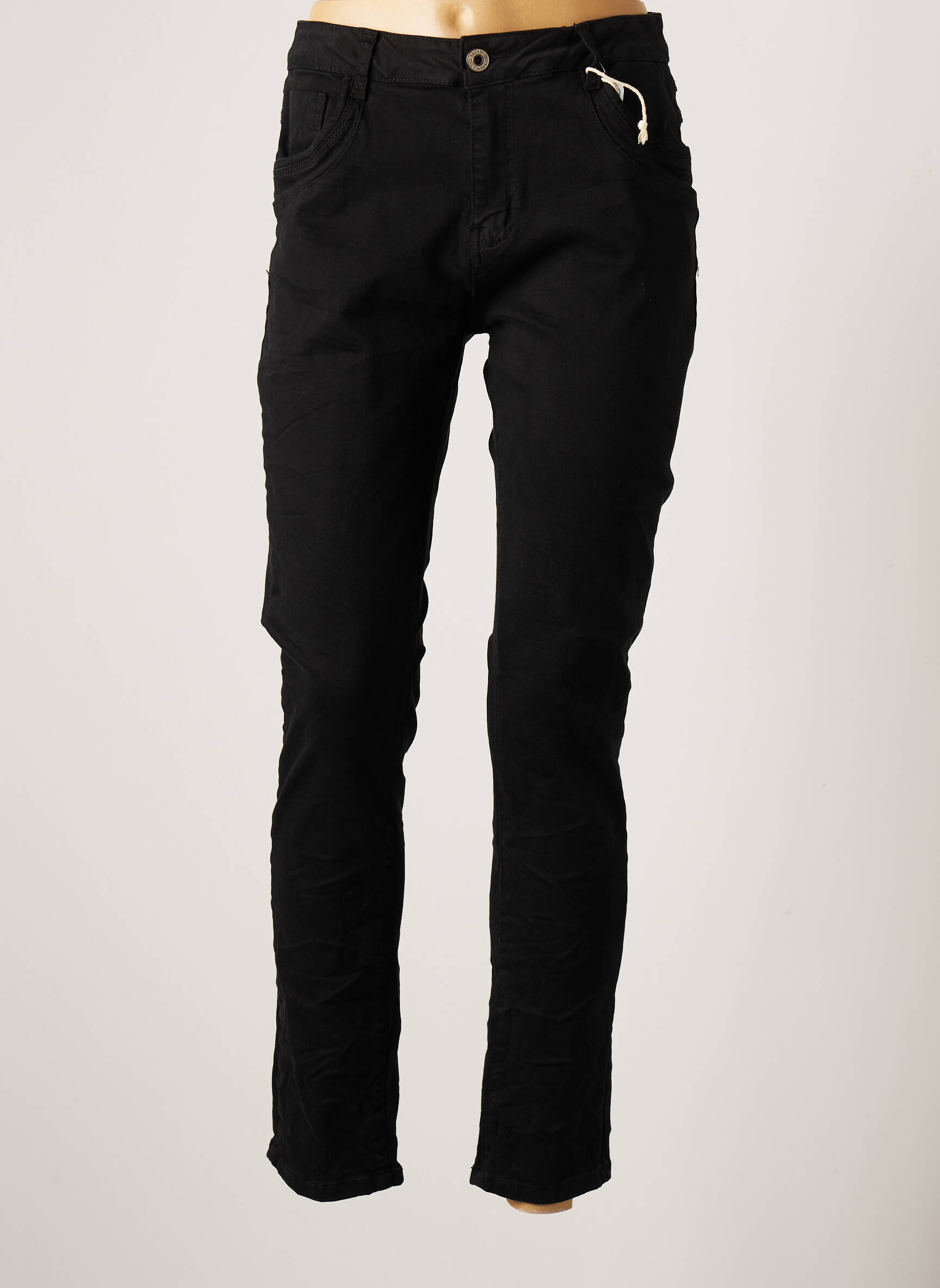 Karostar Jeans Coupe Slim Femme couleur noir