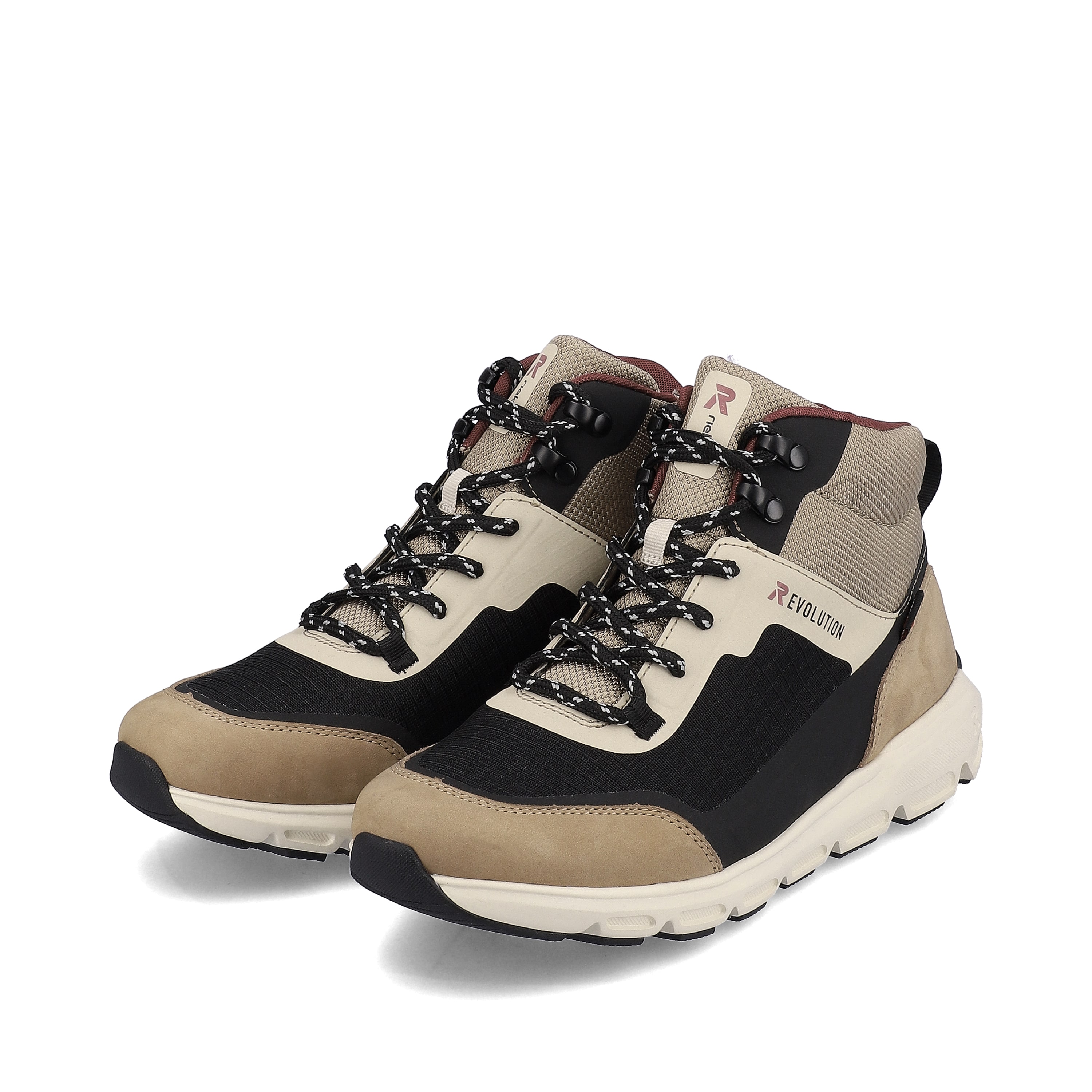 Rieker Damen Sneaker High hazel-wood black