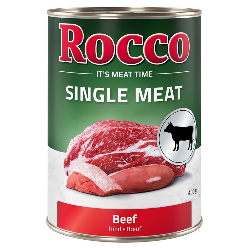 Sparpaket Rocco Single Meat 24 x 400 g