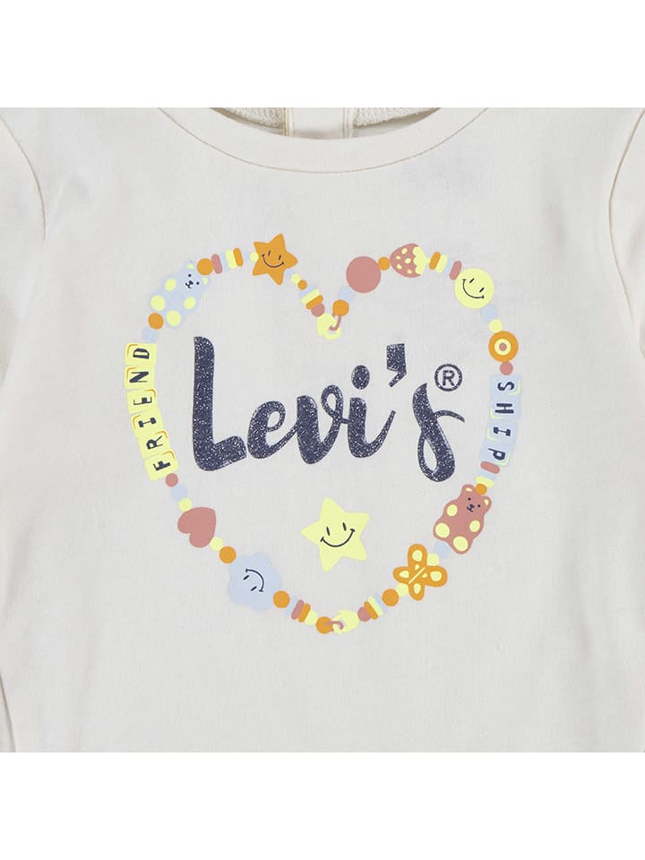 Levi's Kids Longsleeve in Creme günstig kaufen
