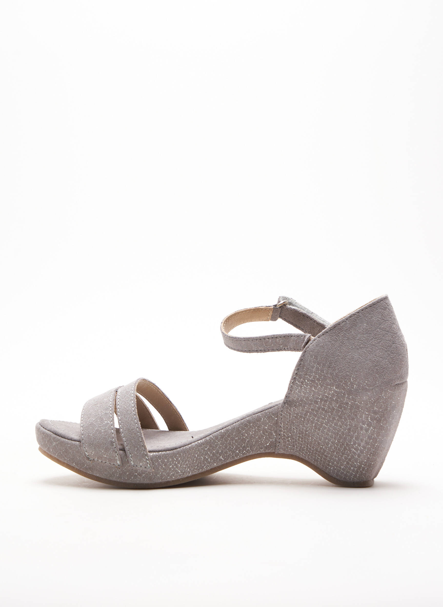 Khrio Sandales Nu Pieds Femme couleur gris