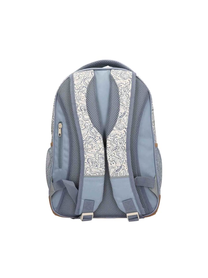 Depesche Schulrucksack TEAM TEDDY TOPModel 21 x 34 x 44 cm in blau-beige günstig kaufen onesize