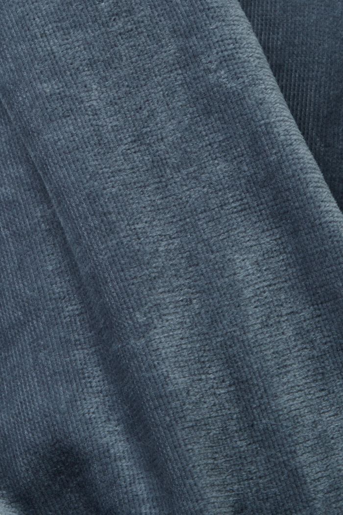 Velours-Bademantel, 100% Baumwolle