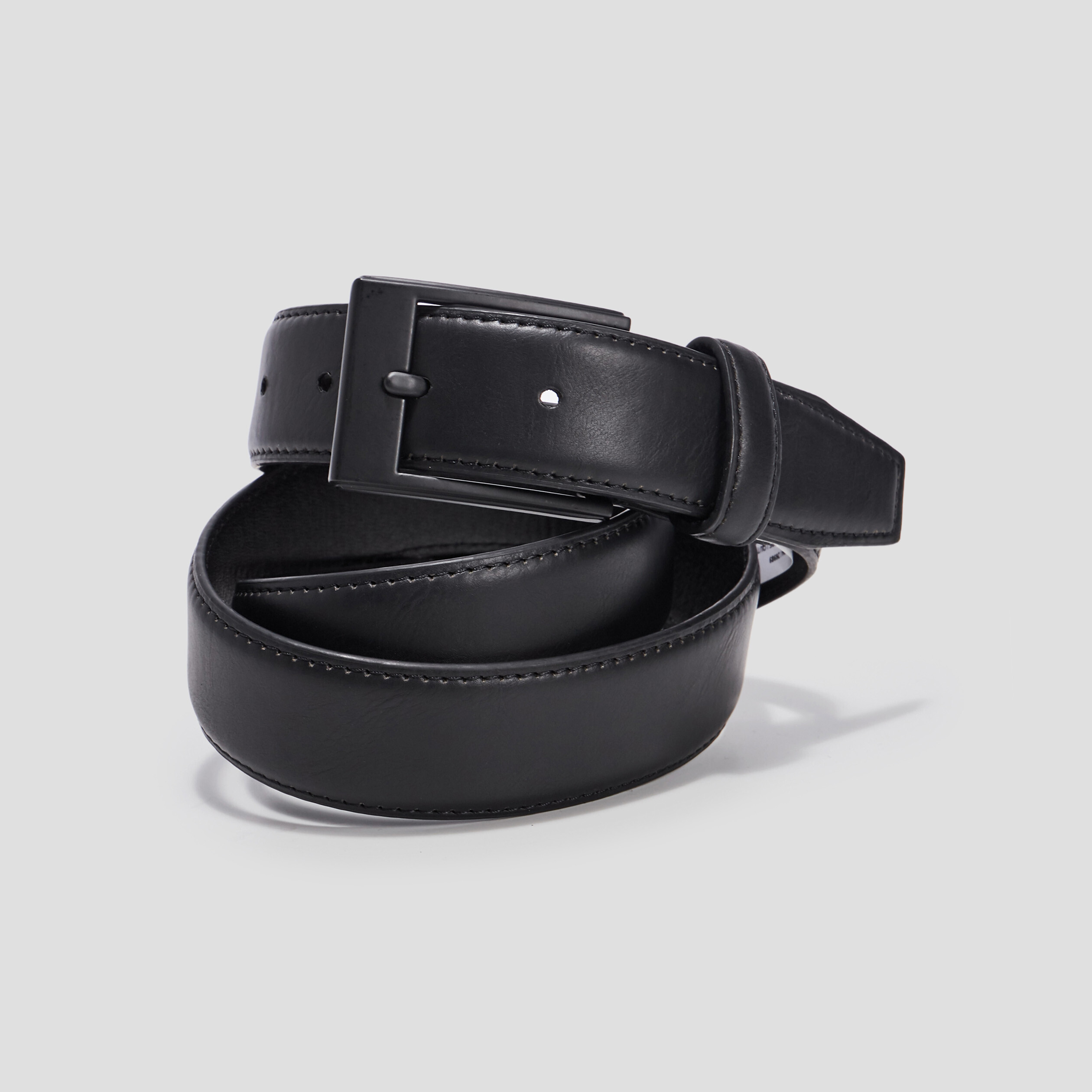Ceinture à boucle noir homme | La Halle