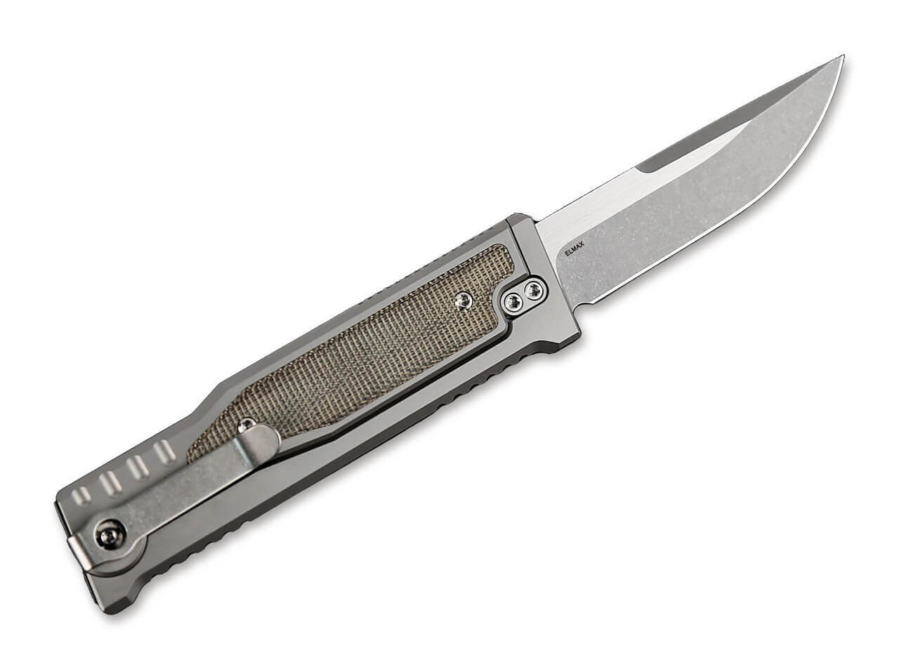 EXO-M Green Micarta Drop Point