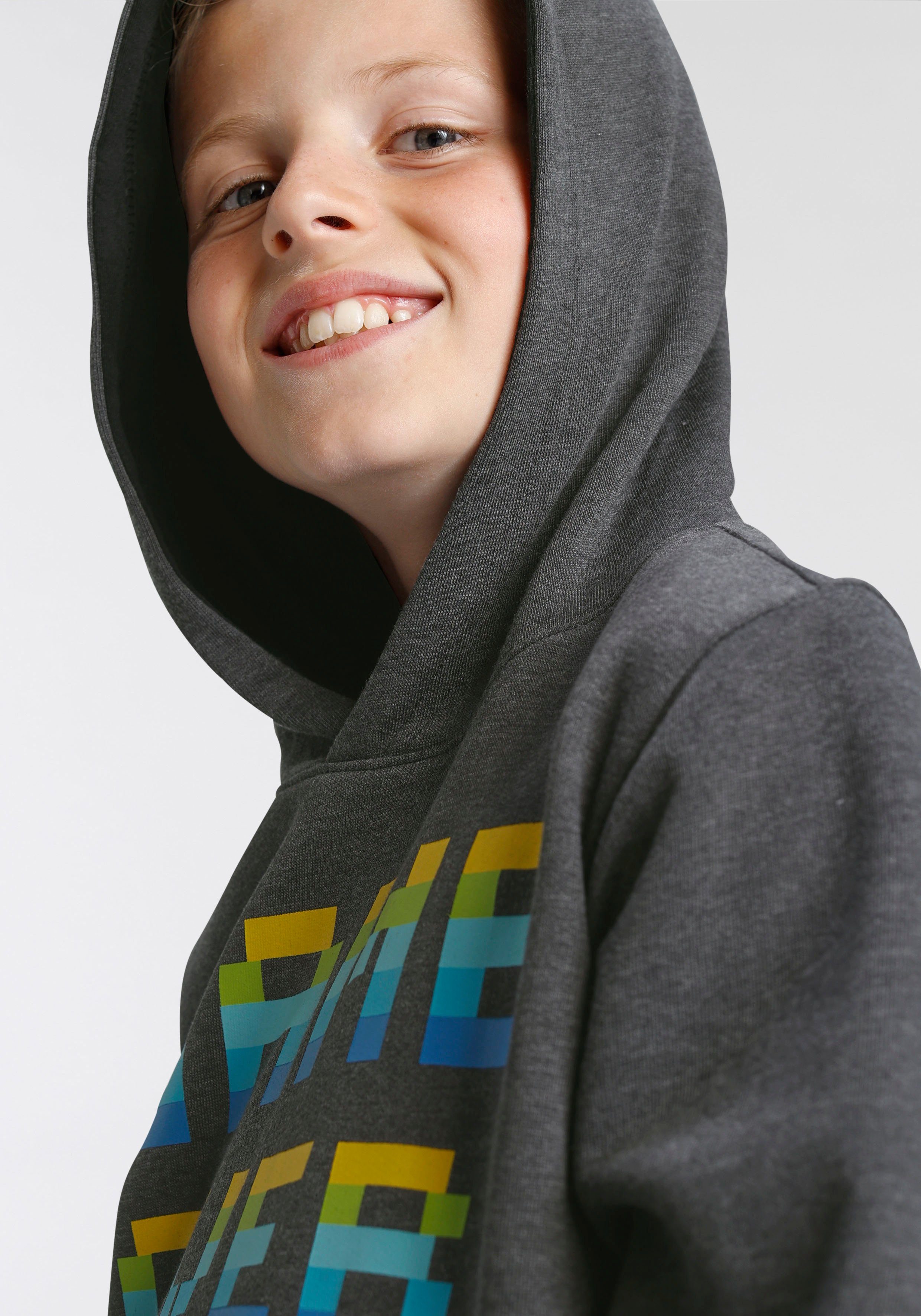 KIDSWORLD Kapuzensweatshirt GAME OVER in melierter Qualität, Spruch