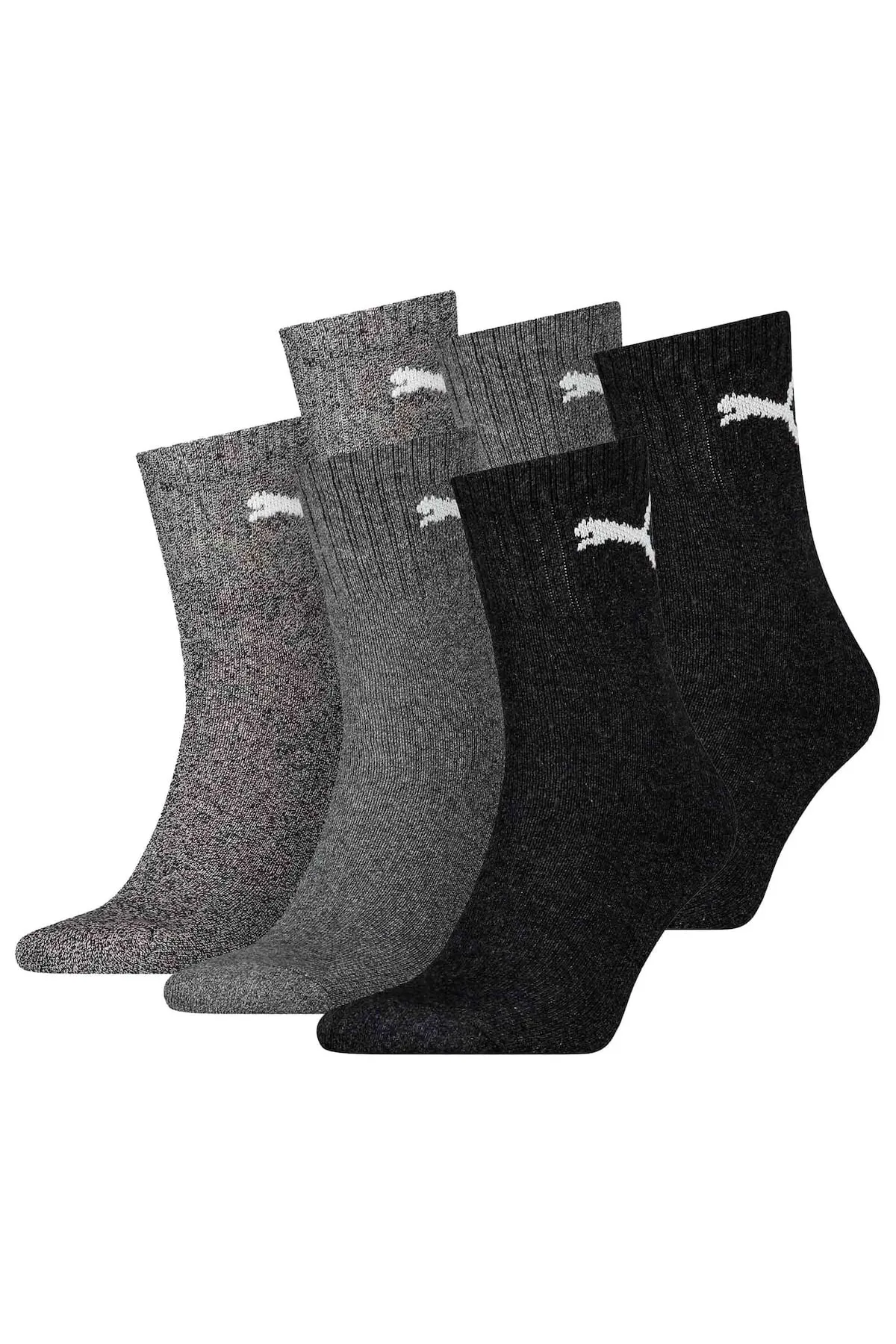 Puma  Unisex Sportsocken, 6 Paar - Short Crew Socks, Tennissocken, einfarbig