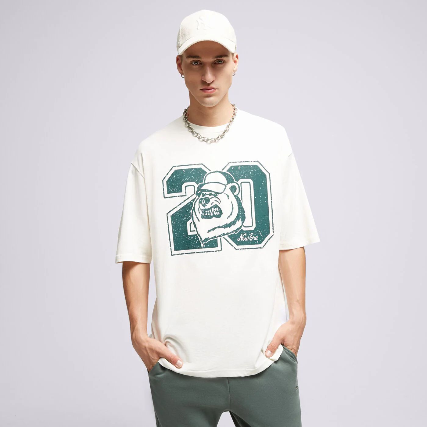 NEW ERA T-SHIRT NE LIFESTYLE OS NONE Weiß