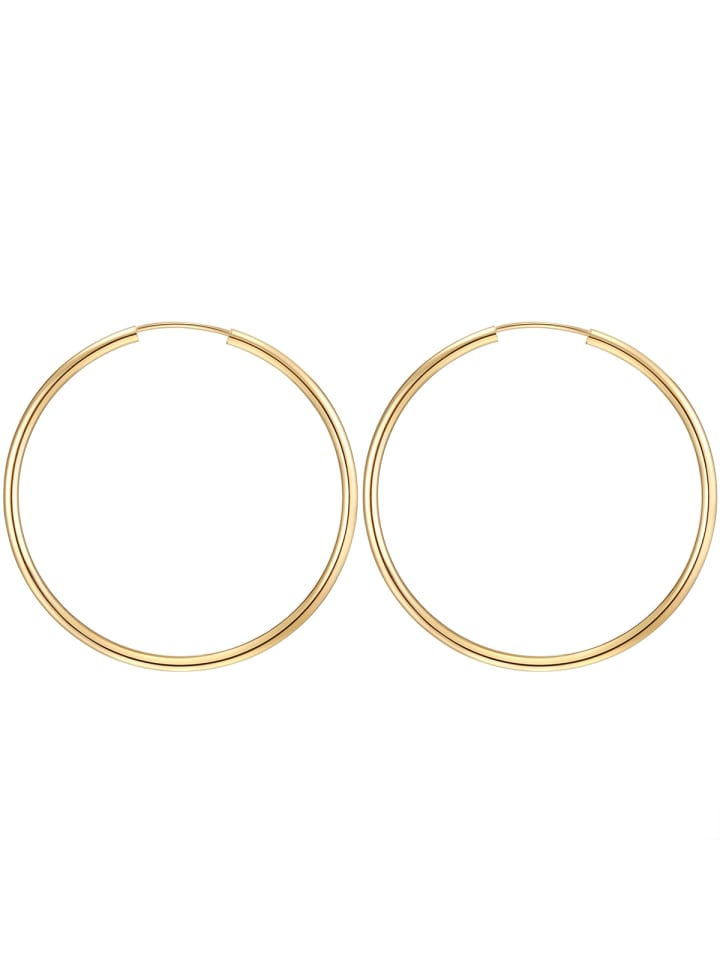 Rafaela Donata Creolen Sterling Silber gelbgold in gelbgold günstig kaufen 4 cm