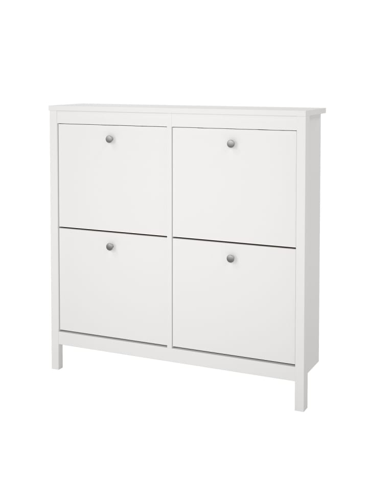 ebuy24 Schuhschrank Madrid Weiß 103 x 25 cm günstig kaufen onesize