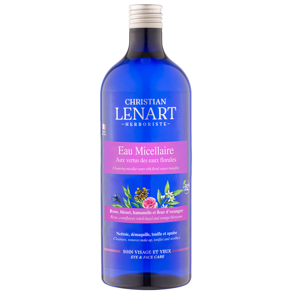 christian lénart Eau micellaire aux vertus des Eaux florales Eau micellaire