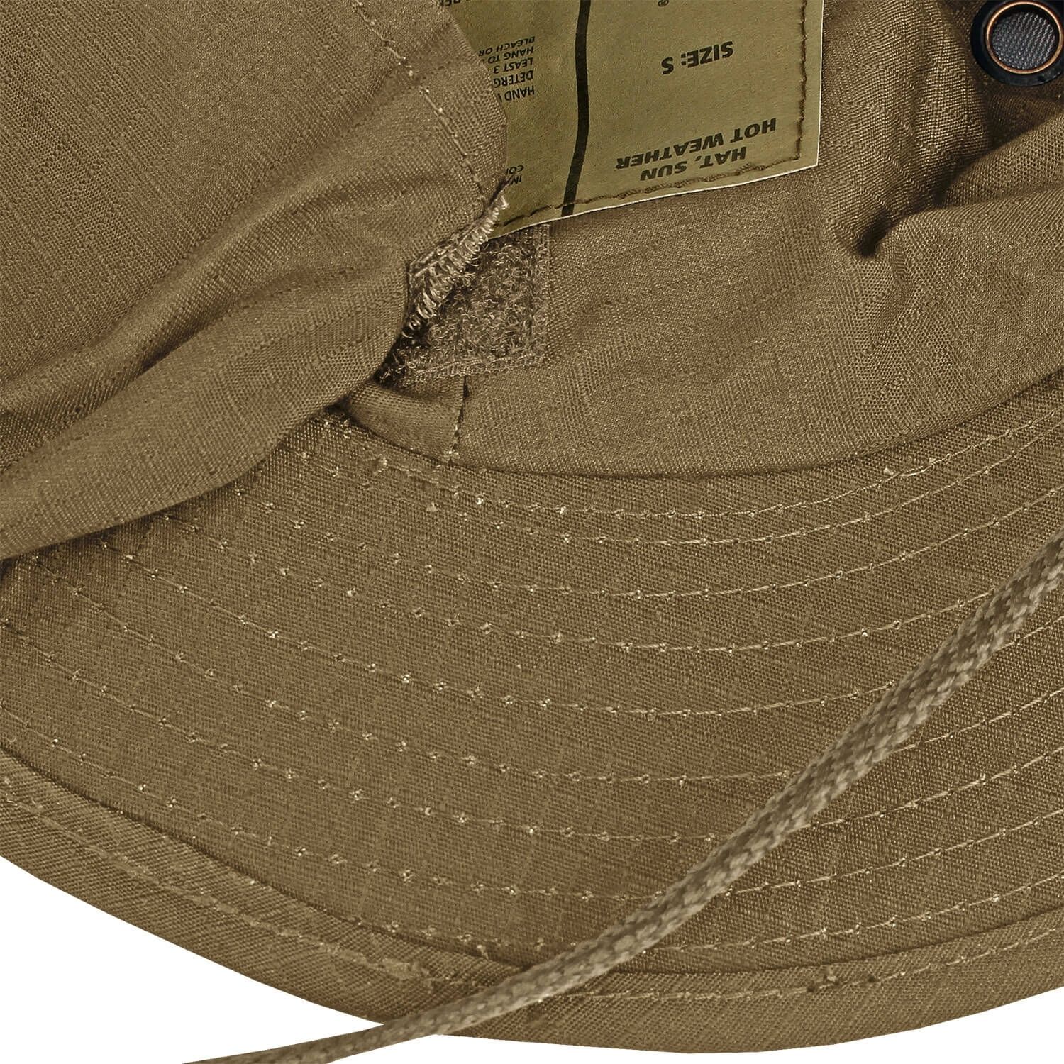 Brit. Boonie Ripstop m. Neckflap