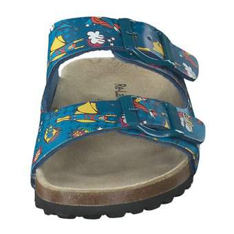 Leone Pantolette in blau