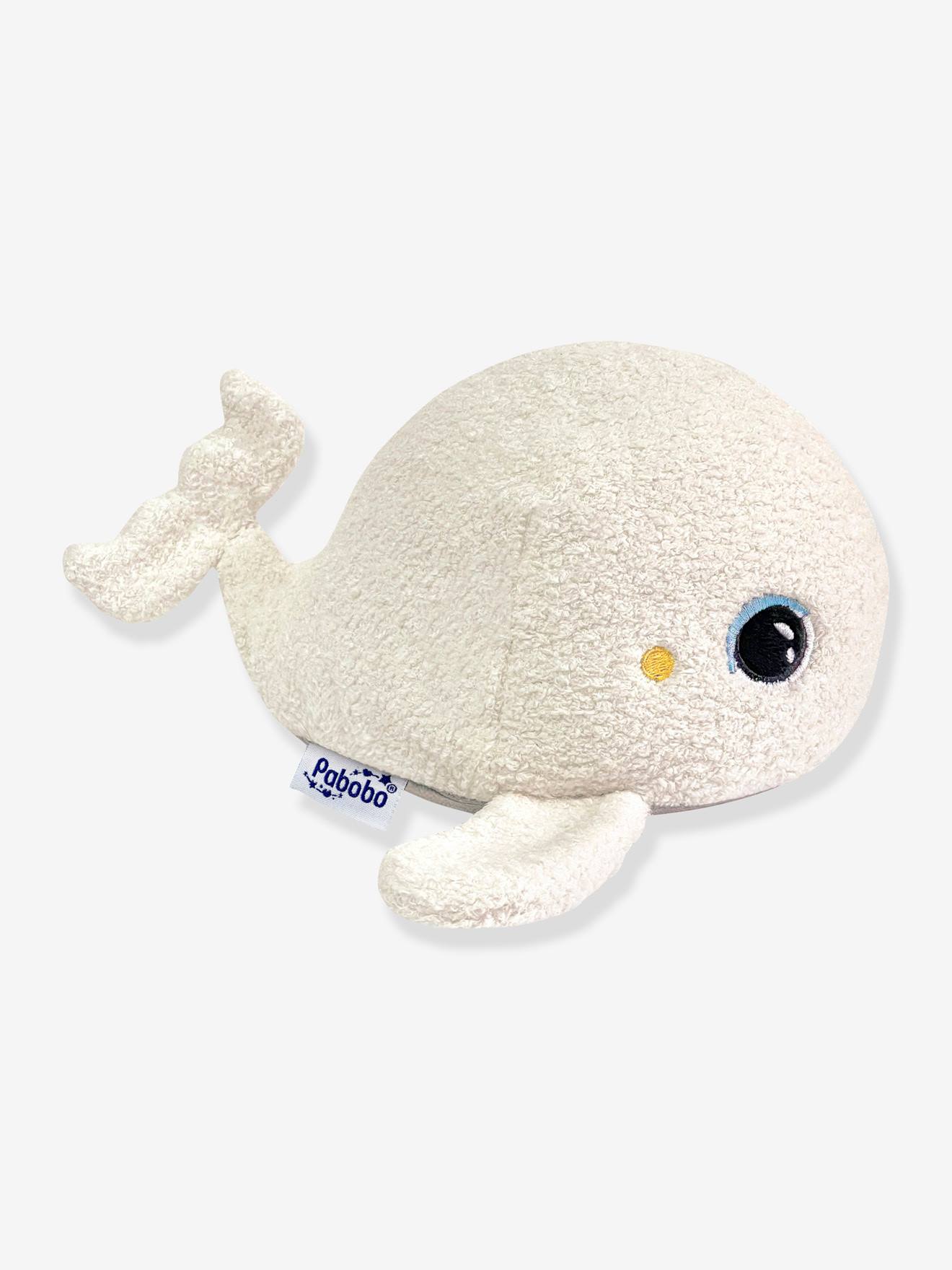 Peluche veilleuse & bruits blancs PABOBO Beluga blanc
