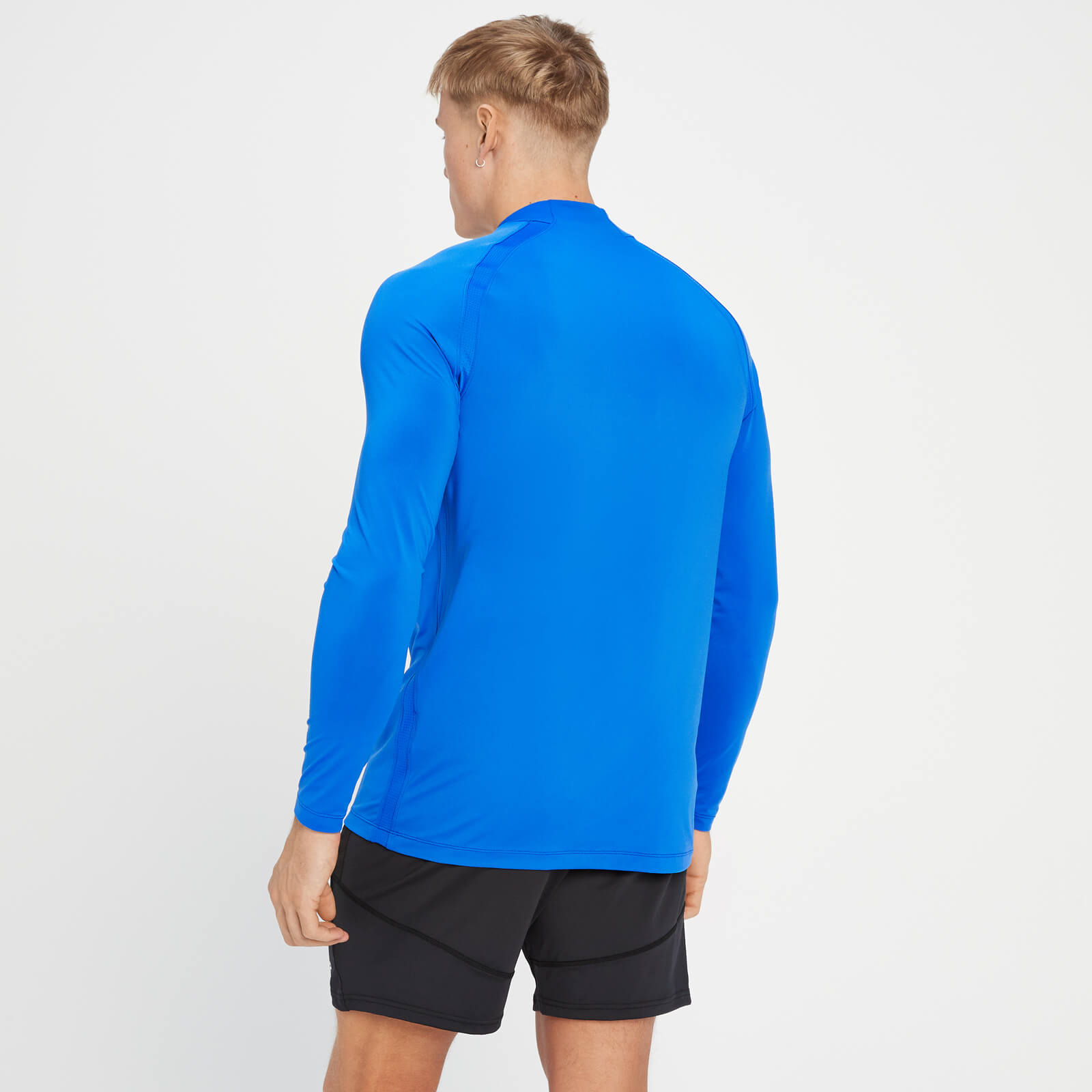 Haut à fermeture éclair ¼ MP Tempo pour hommes – Bleu électrique