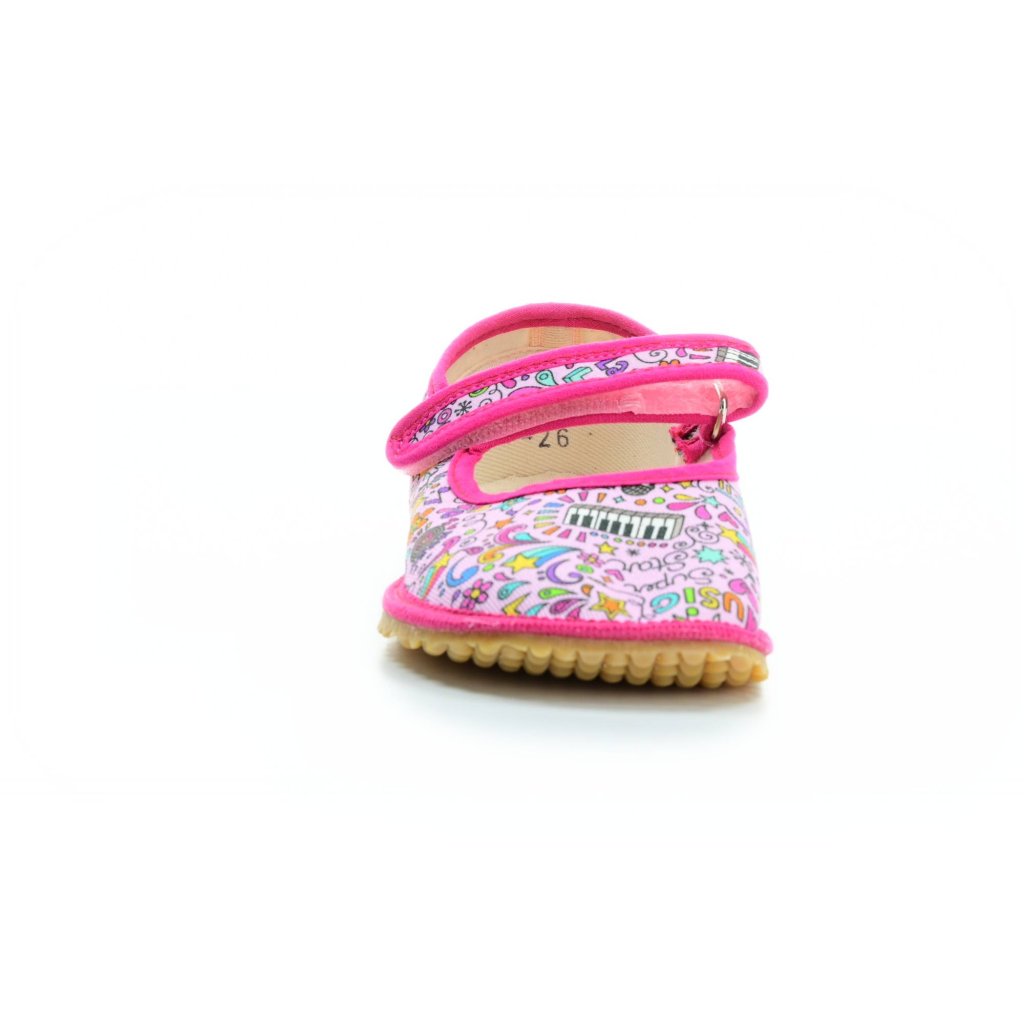 Beda Music Canvas Hausschuhe / Ballerinas (BF-060010/BA)