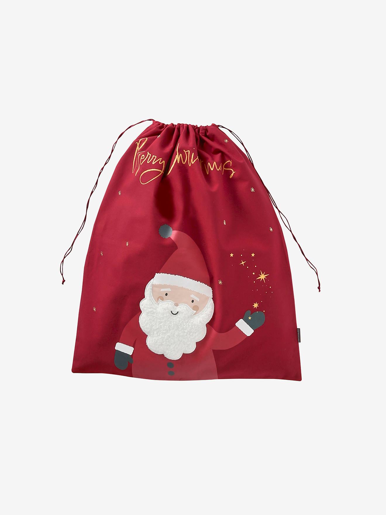 Sac à jouets personnalisable Père Noël rouge