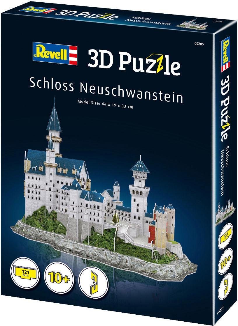 Revell® 3D-Puzzle Schloss Neuschwanstein, 121 Puzzleteile