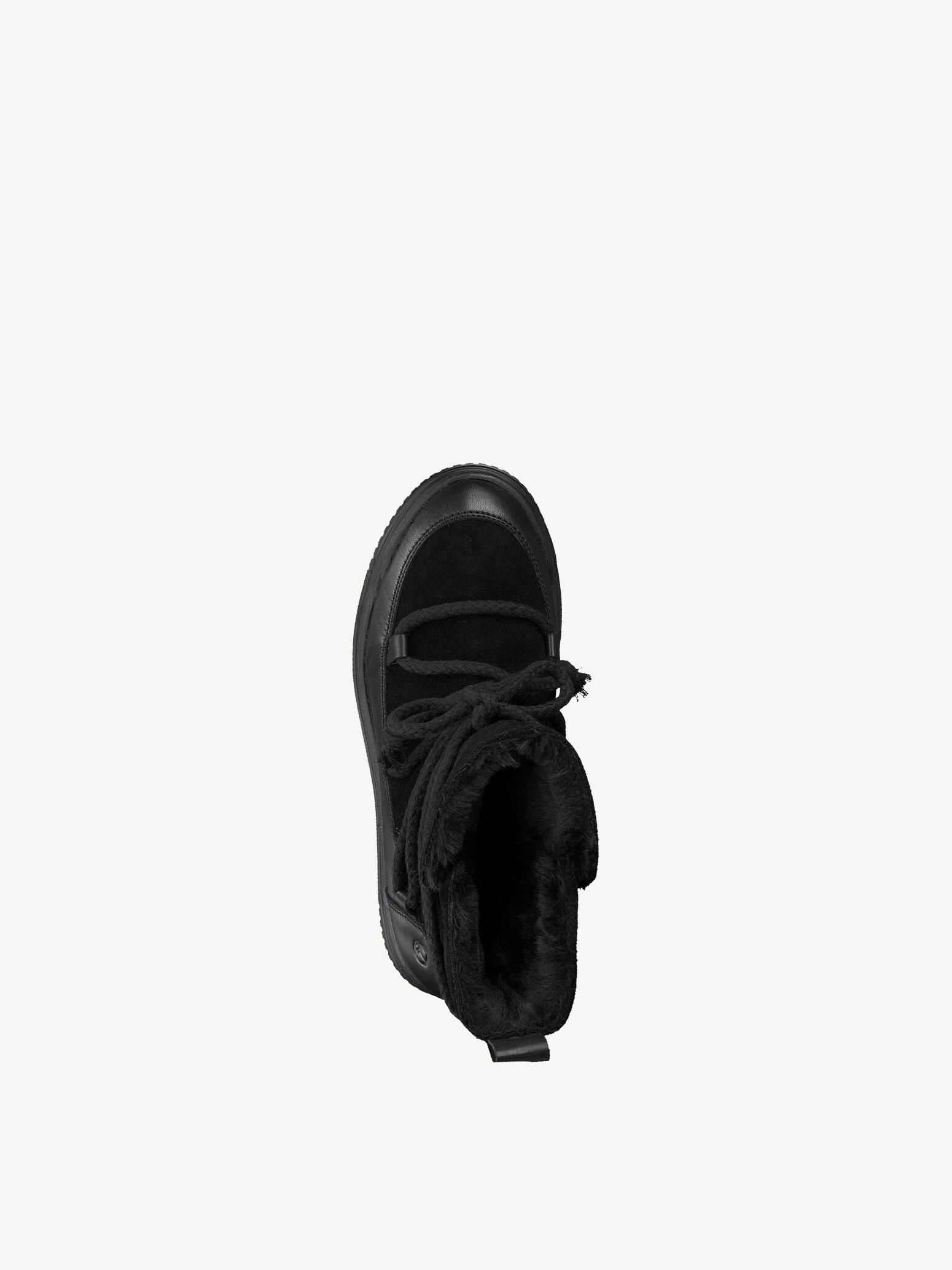 Bottine en cuir - noir doublure chaude