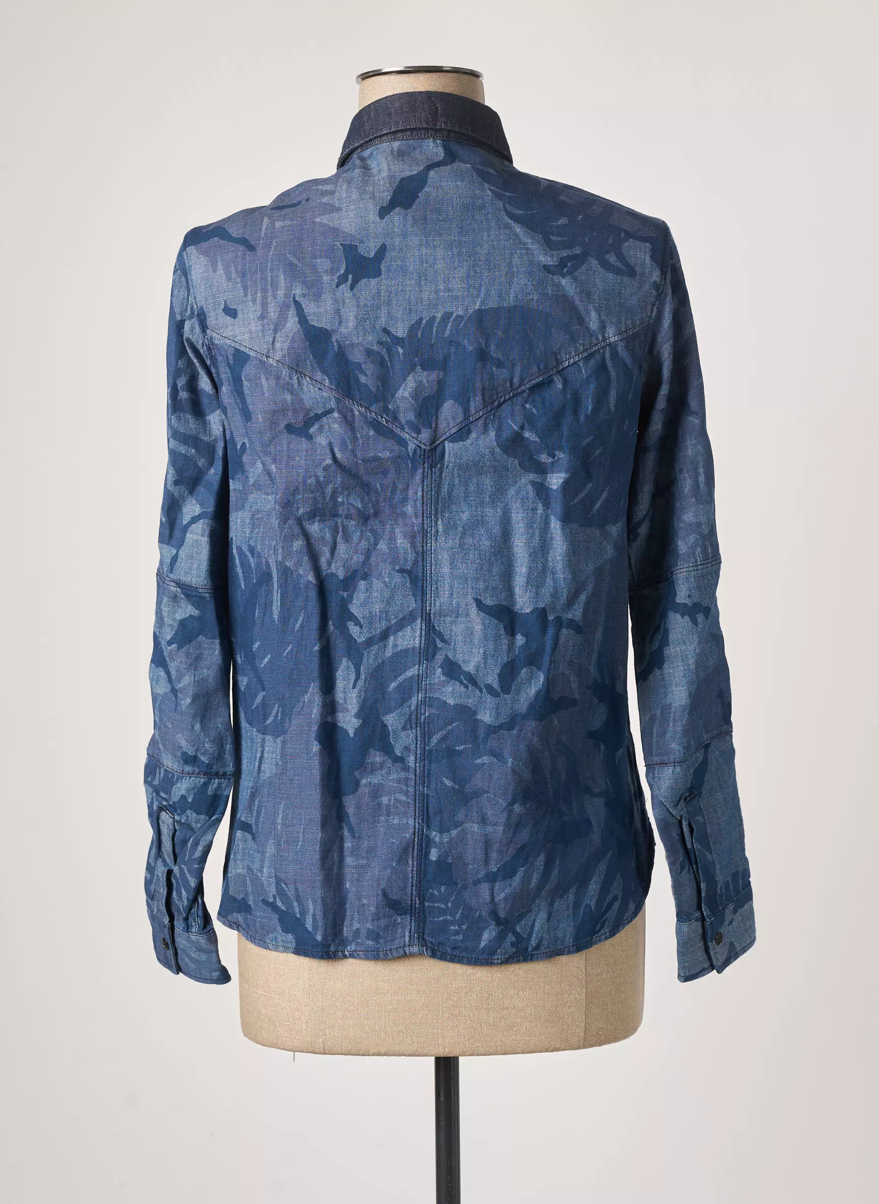 G Star Chemisiers Femme couleur bleu
