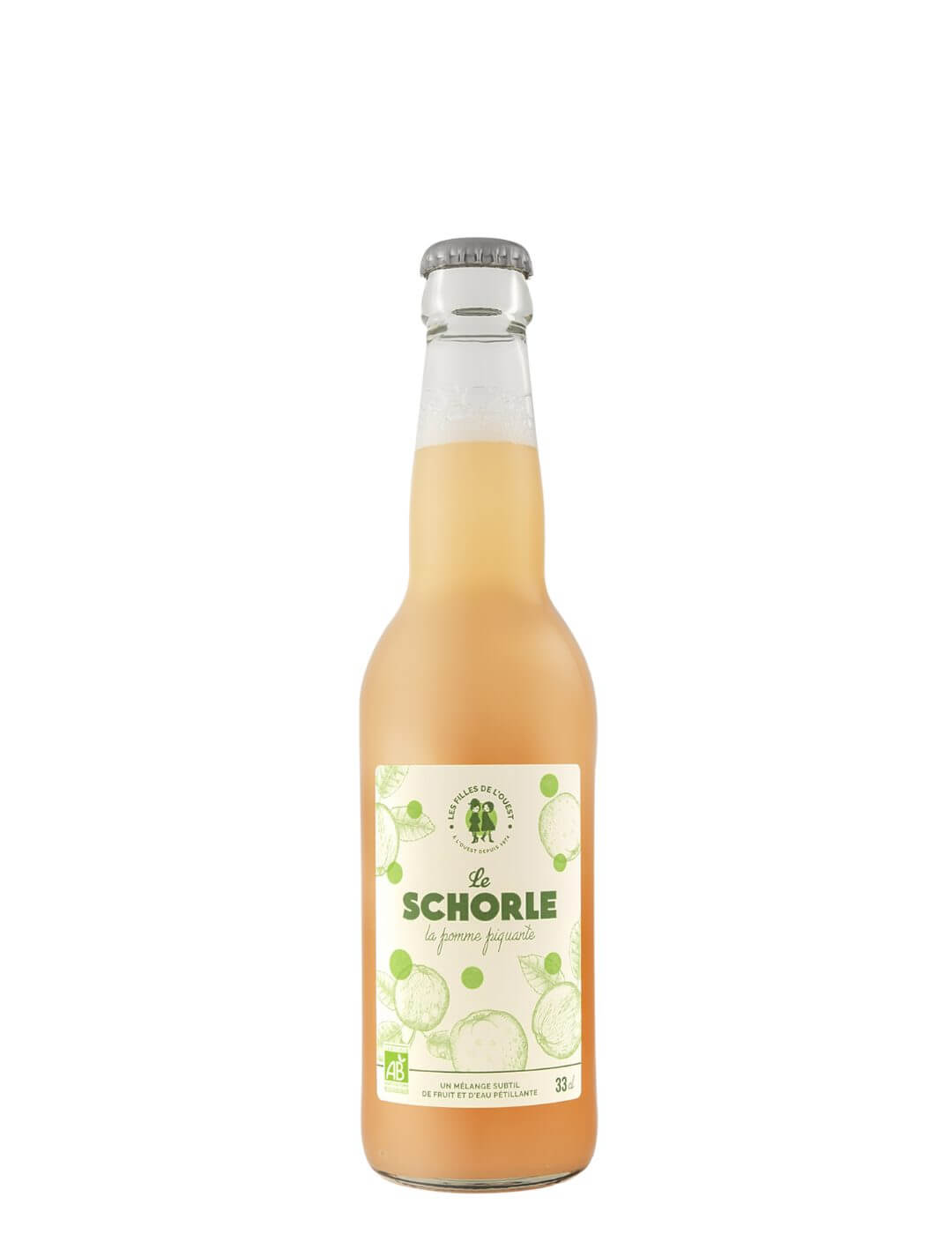 Les Filles de l'Ouest : Le Schorle Pomme Piquante - Gueule de joie 0° |  33 cl
